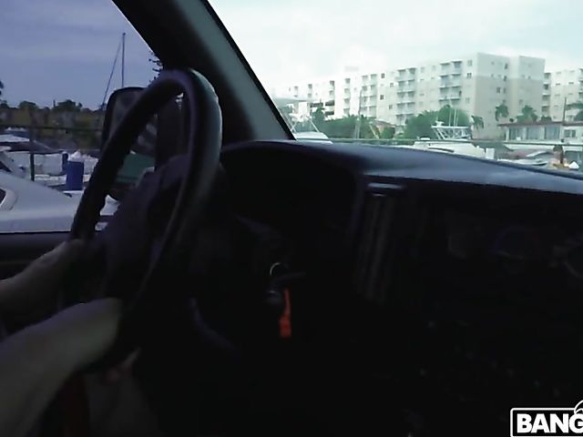 Fuck trip with slim Dana Wolf for cash