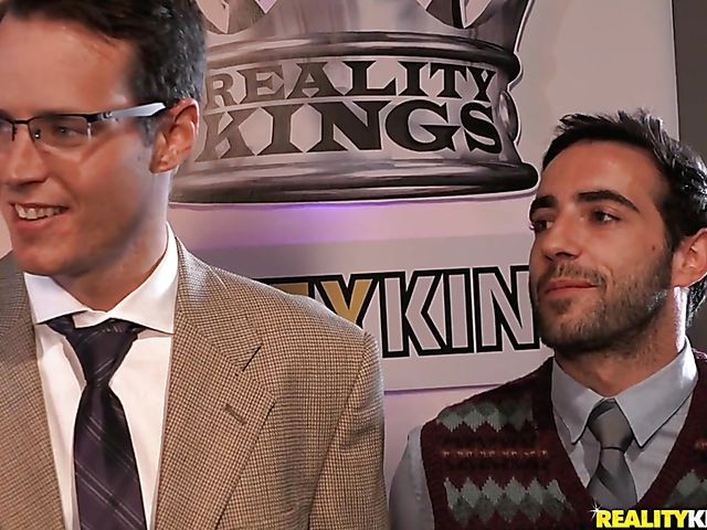 Reality Kings hardcore game show with Gina Valentina and Samantha Hayes