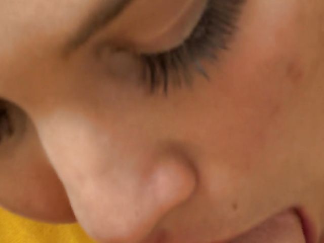 Softball player Shyla gives POV blowjob with her uniform on