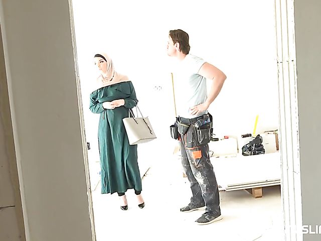 He loves Sofia Lee's thick muslim ass and big jugs