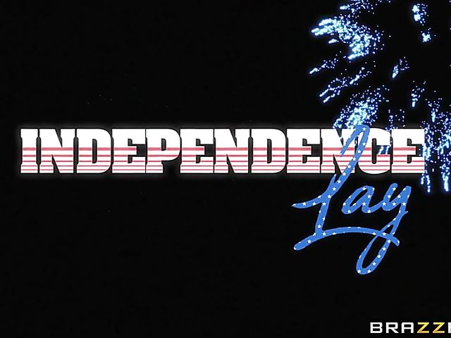 Wet Alexis Fawx with nice oiled tits celebrating Independence Day