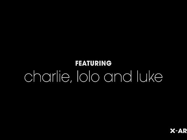 X Art threesome with blonde Lovita Fate and redhead Charli Red 