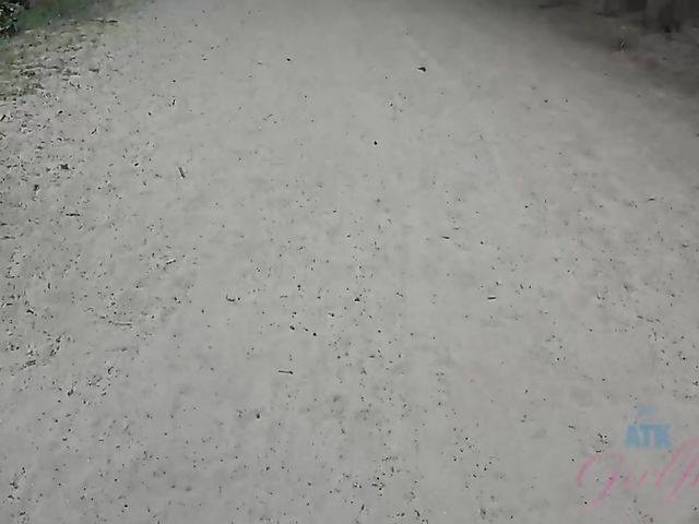 Piss on cock and outdoor anal on a rock with Lola Fae