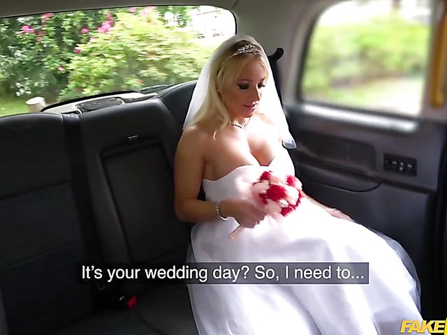 British MILF bride Tara Spades goes wild in a cab