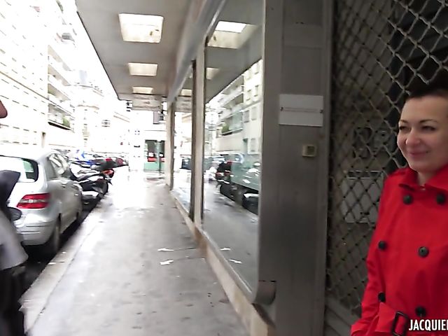 Skinny anal girl Aletta with fake firm boobs