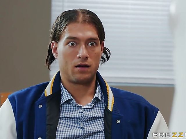 Xander Corvus gets tied up and used by busty latina teacher Lela Star 