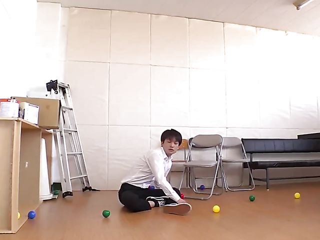 Chesty Japanese schoolgirl Mia gets gangbanged