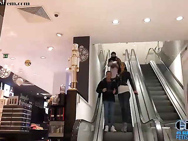 Shopping and sex fun with very tall MILF Milena Adams 