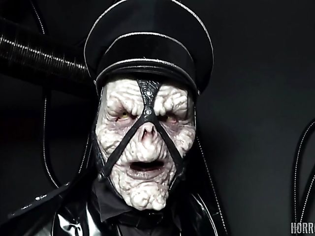 Latex anal with a helpless slavegirl getting banged by the monster