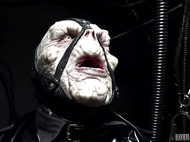 Latex anal with a helpless slavegirl getting banged by the monster