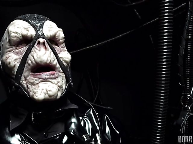 Latex anal with a helpless slavegirl getting banged by the monster