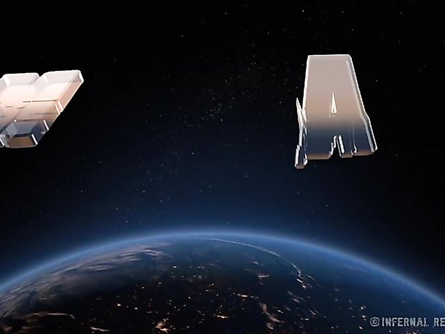 Infernal Restraints with Ashley Lane getting spreadeagled and vibed