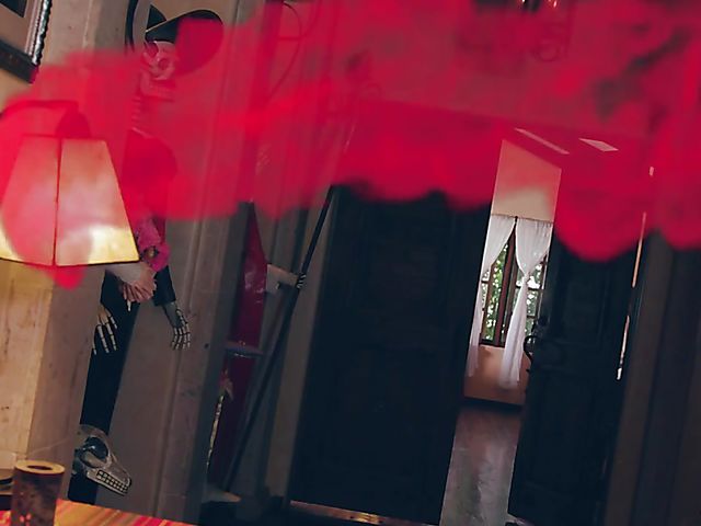 Magic lesbian trio with young witch Giselle Palmer