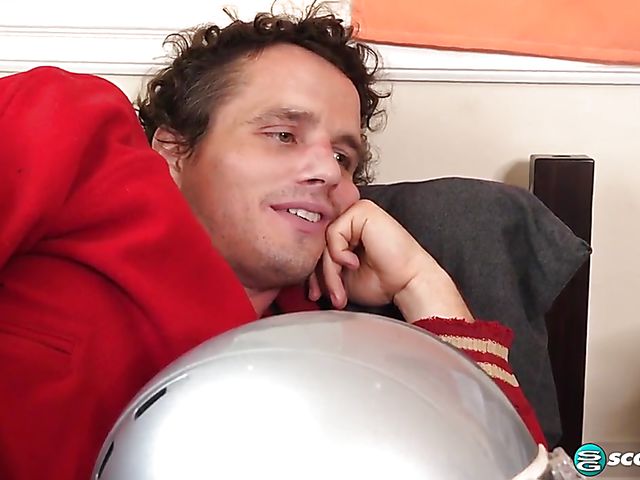 Anna Blaze's massive tits and shaved snatch for a curly boy