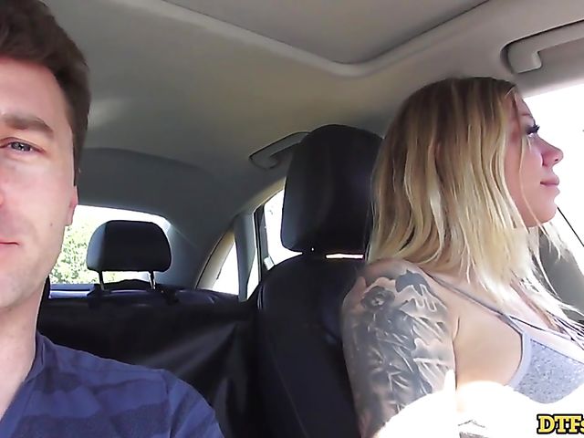 Karma Rx and James Deen have wild sex outdoor