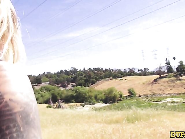 Karma Rx and James Deen have wild sex outdoor