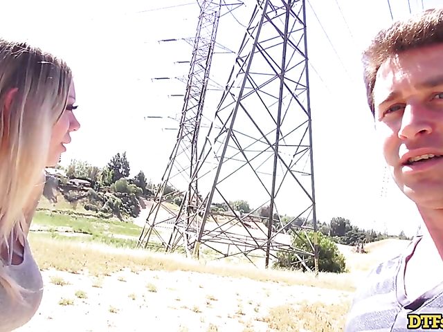 Karma Rx and James Deen have wild sex outdoor