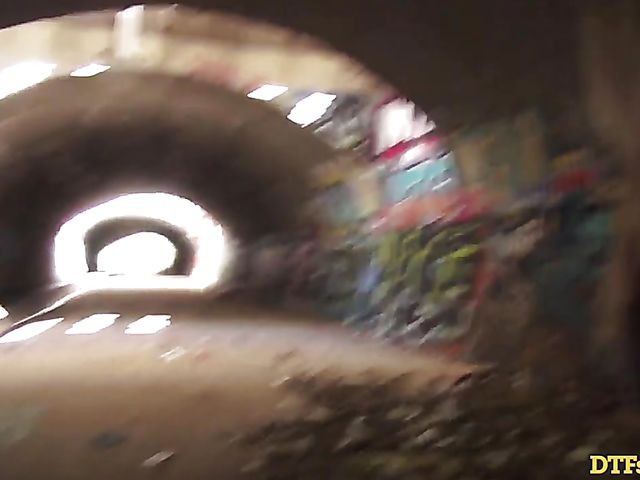 Karma Rx and James Deen have wild sex outdoor