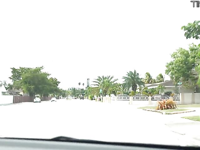 Tiny blonde Paris White gets picked up by Jmac