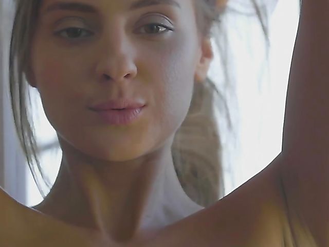 Erotic pantyhose solo with Russian model Maria Ryabushkina