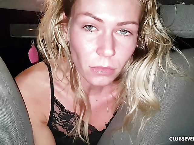 Claudia M car blowjob from your perspective