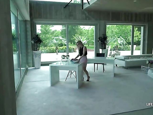 POV blonde Nesty likes fat cocks like this