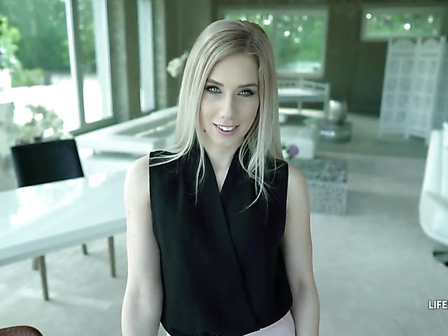 POV blonde Nesty likes fat cocks like this