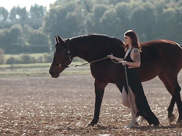 Misha Cross anal at the farm with a hot stud