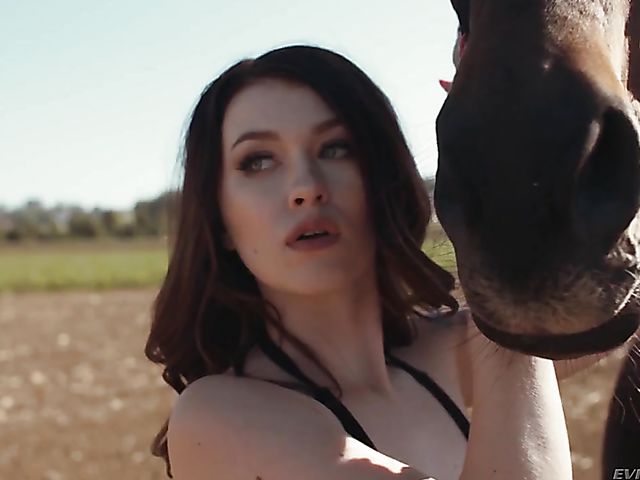 Misha Cross anal at the farm with a hot stud