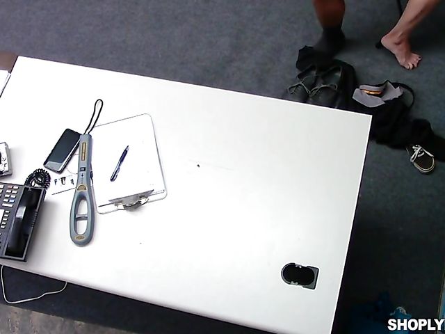 Indecent arrangement with small tits shoplifter Jaycee Starr