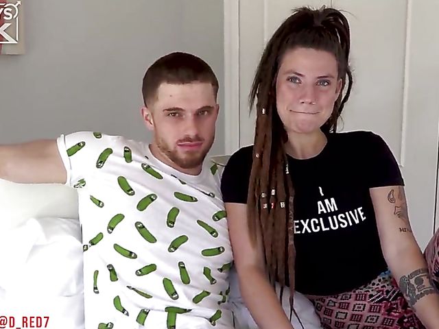 Screaming big tits girlfriend gets banged by a studly guy