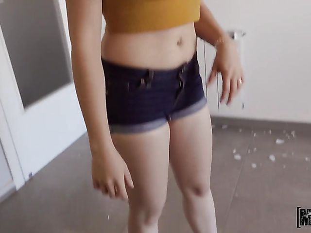 Hairy anal addict Luna Rival gets her young butt pounded