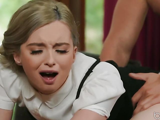 Old fashioned tiny blonde Lexi Lore gets fucked by a young gentleman