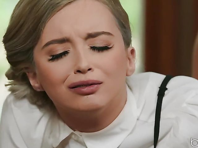 Old fashioned tiny blonde Lexi Lore gets fucked by a young gentleman