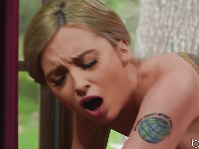 Old fashioned tiny blonde Lexi Lore gets fucked by a young gentleman