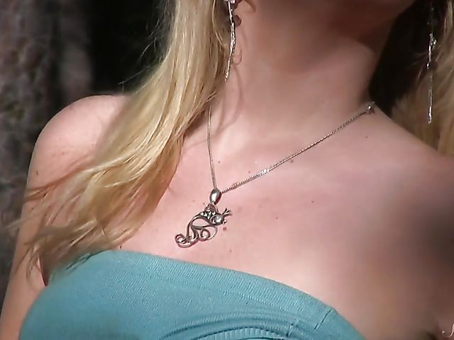 Garcia - Teen outdoor striptease in the woods