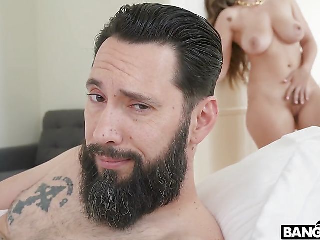 Busty anal pornstar Lena Paul doing dirty things in bed