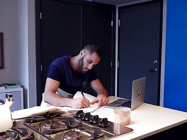 Prestyn Lee - Stepson and his sexy stepmom kitchen affair