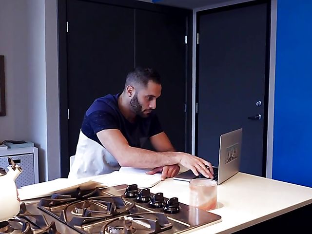 Prestyn Lee - Stepson and his sexy stepmom kitchen affair