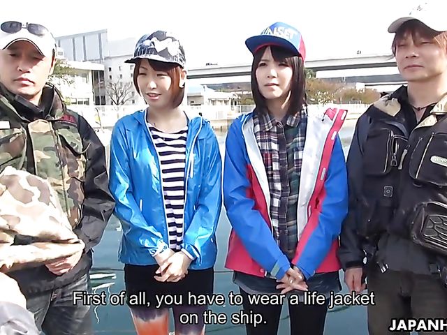 Japanese uncensored boat sex with screaming Nonoka Kaede