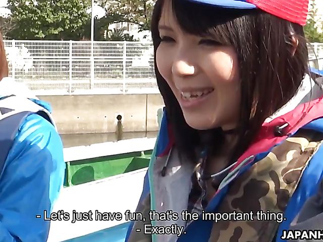 Japanese uncensored boat sex with screaming Nonoka Kaede