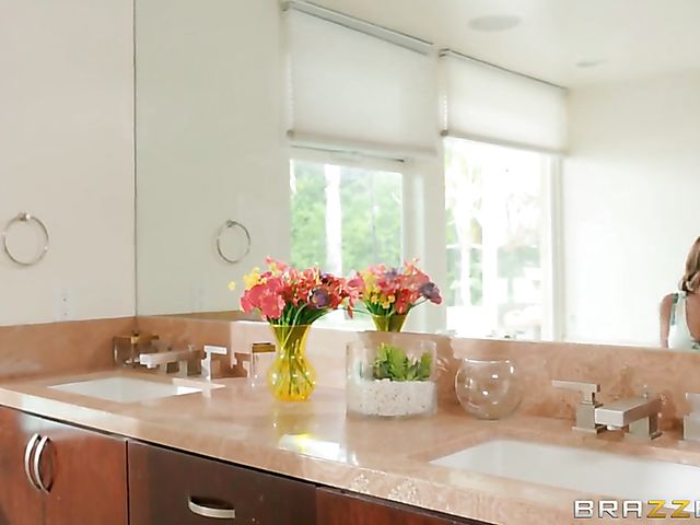 Lisa Ann MILF fucks her husband's student and he loves her big jugs