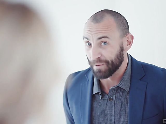 A glass of champagne and awesome sex with young blonde Khloe Kapri