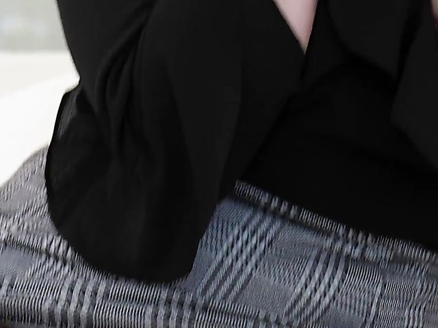 Interracial sex at work with hot as fire busty secretary Lena Paul