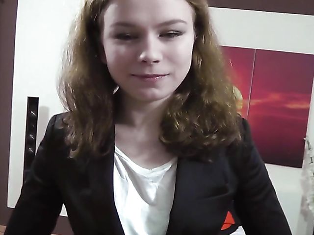 Shaved Russian teen Marina U gets her super tight hole fucked