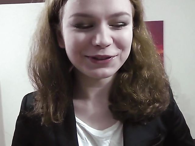 Shaved Russian teen Marina U gets her super tight hole fucked