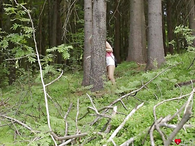 Forest lesbian three-way with Aislin, Lovita Fate and Zazie Skymm