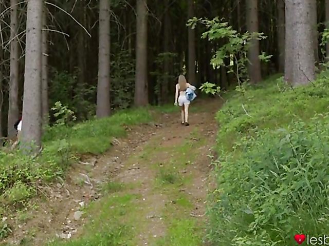 Forest lesbian three-way with Aislin, Lovita Fate and Zazie Skymm