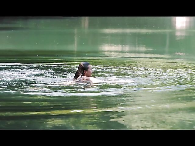 Skinny dipping and train sex with charming Stacy Cruz