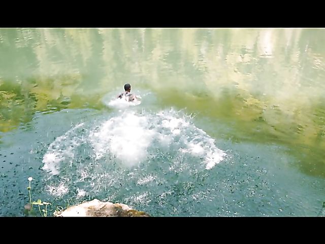 Skinny dipping and train sex with charming Stacy Cruz